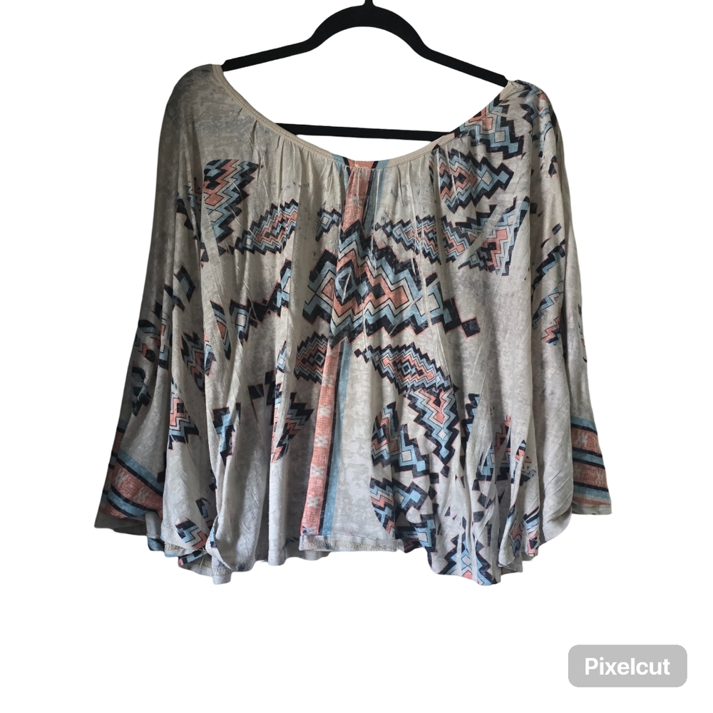 BOHO VINTAGE PATTERNED CROP